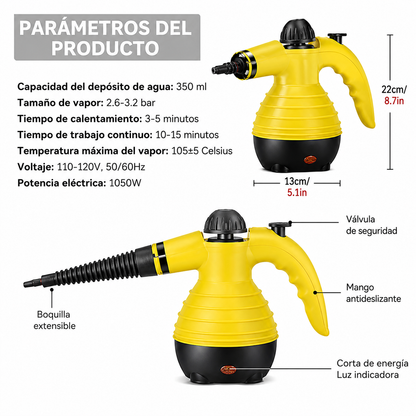 Kit Limpiador A Vapor Presurizado